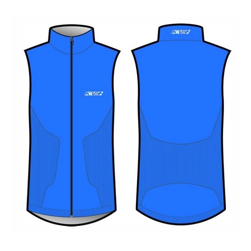 Жилет KV+ SEAMLESS blue unisex 8S30.2
